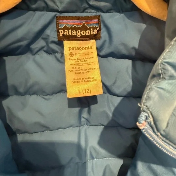 Patagonia Blue Quilted Vest - Picture 3 of 3